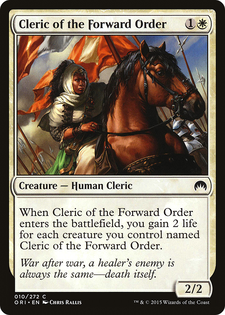Image of Cleric of the Forward Order [Magic Origins]