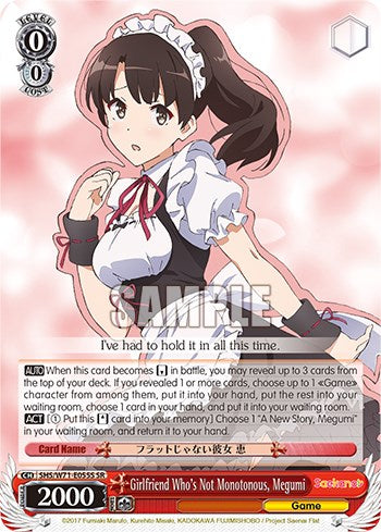 Image of Girlfriend Who's Not Monotonous, Megumi [Saekano How to Raise a Boring Girlfriend. flat]
