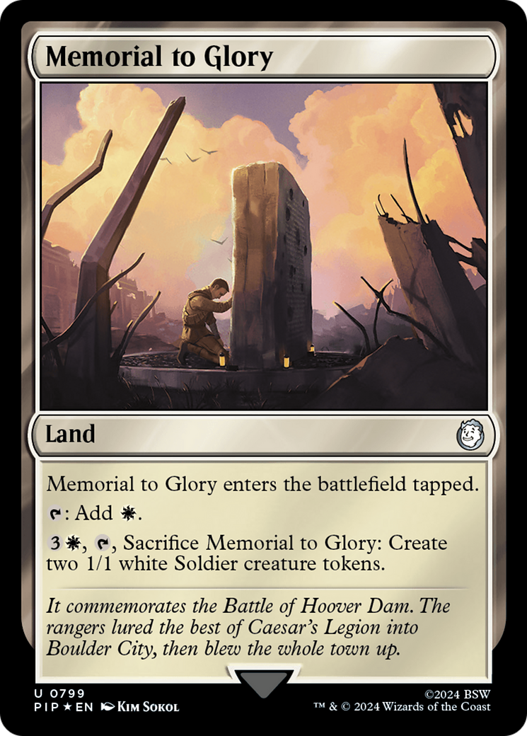 Image of Memorial to Glory (Surge Foil) [Fallout]