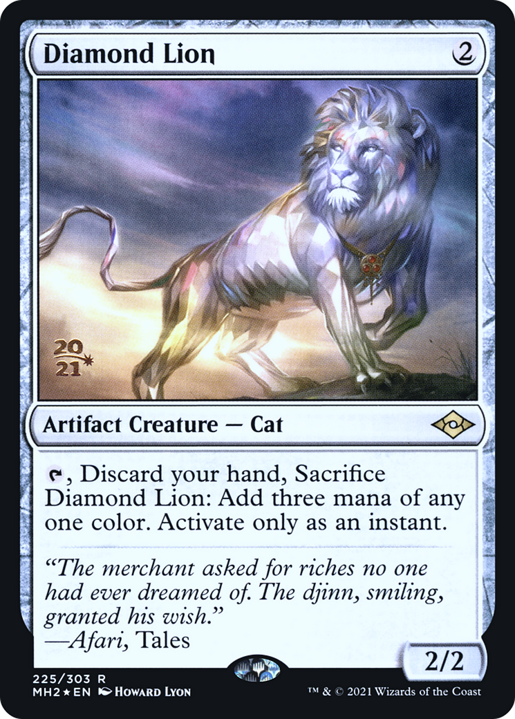 Image of Diamond Lion [Modern Horizons 2 Prerelease Promos]