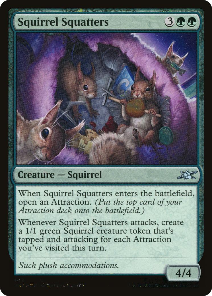 Image of Squirrel Squatters (Galaxy Foil) [Unfinity]