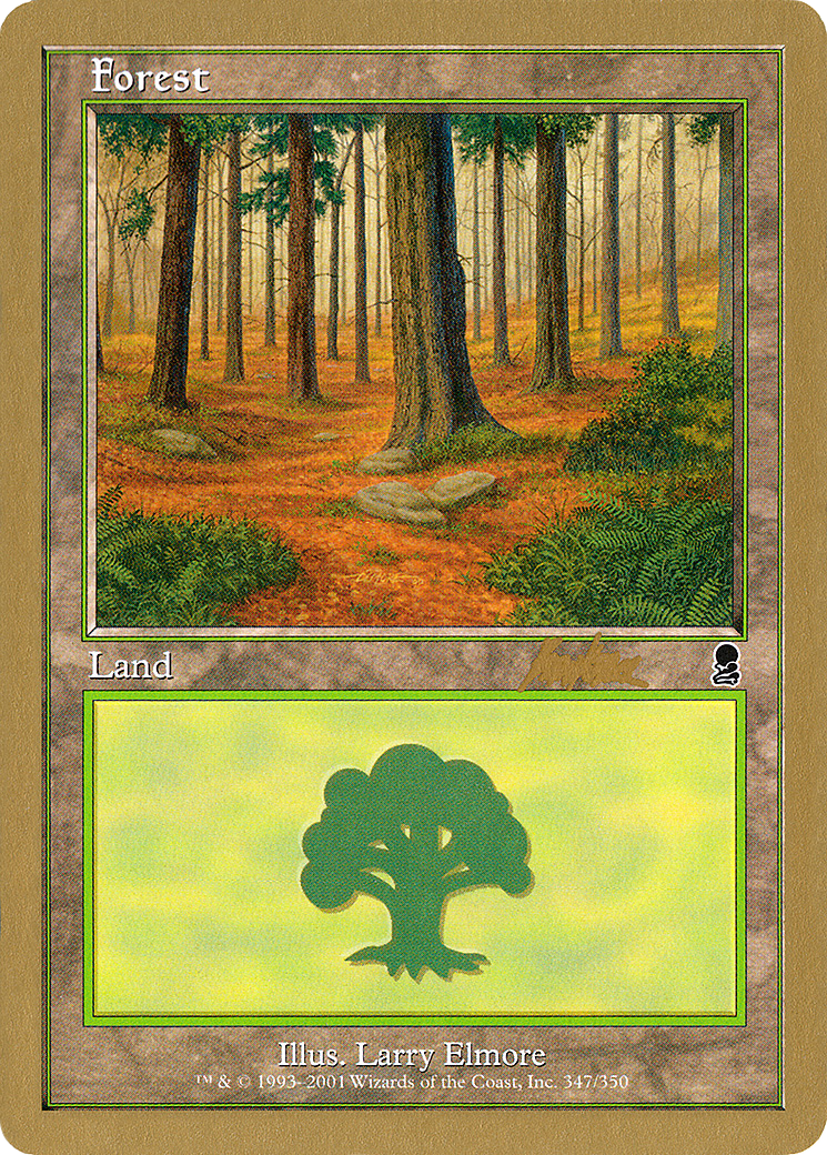 Image of Forest (bk347) (Brian Kibler) [World Championship Decks 2002]
