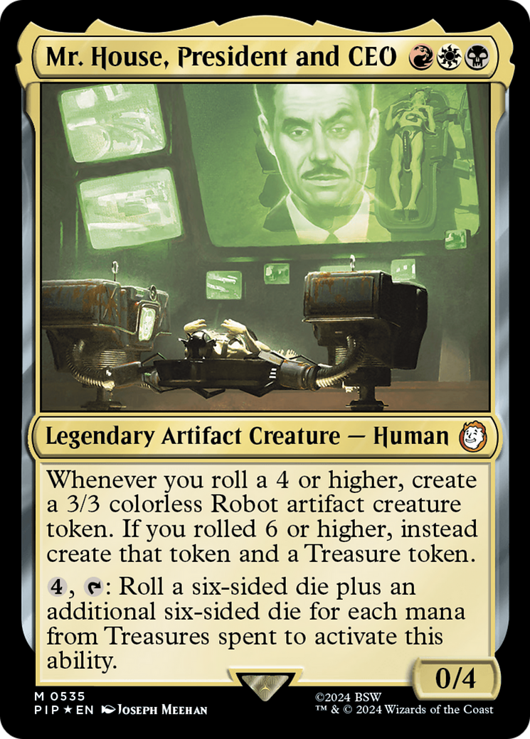 Image of Mr. House, President and CEO (Surge Foil) [Fallout]