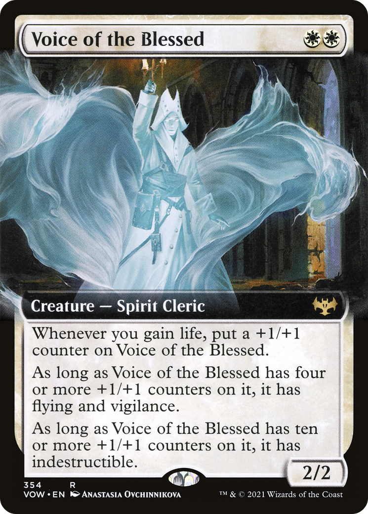 Image of Voice of the Blessed (Extended Art) [Innistrad: Crimson Vow]