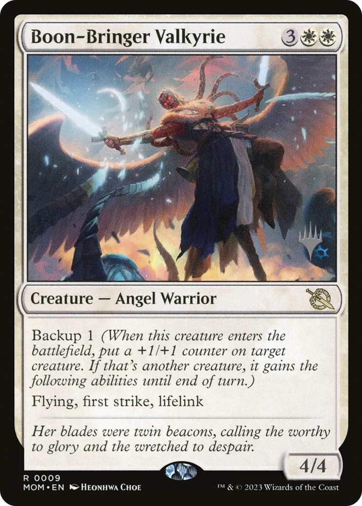 Image of Boon-Bringer Valkyrie (Promo Pack) [March of the Machine Promos]