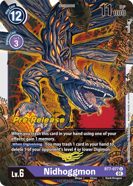 Image of Nidhoggmon [BT7-077] [Next Adventure Pre-Release Cards]