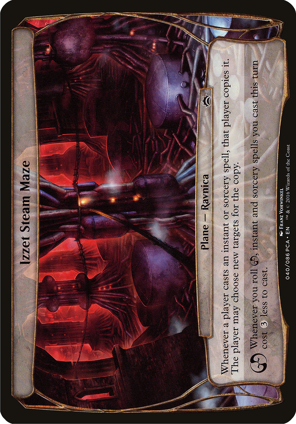 Image of Izzet Steam Maze (Planes) [Planechase Anthology Planes]