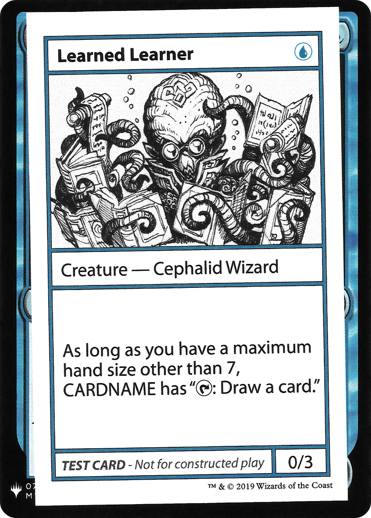 Image of Learned Learner [Mystery Booster Playtest Cards]