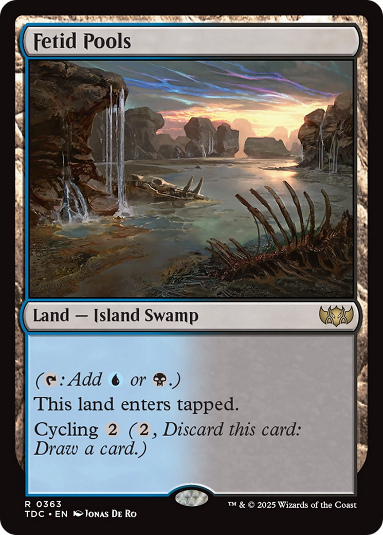 Image of Fetid Pools [Tarkir: Dragonstorm Commander]