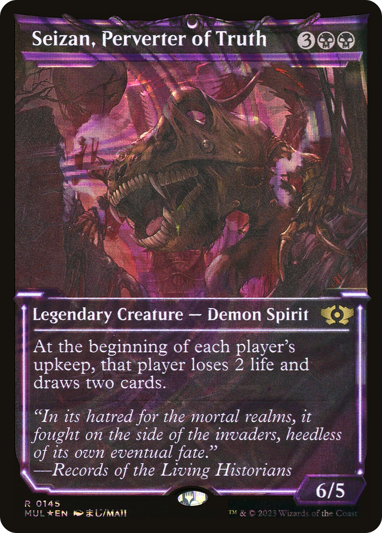 Image of Seizan, Perverter of Truth (Halo Foil) [Multiverse Legends]