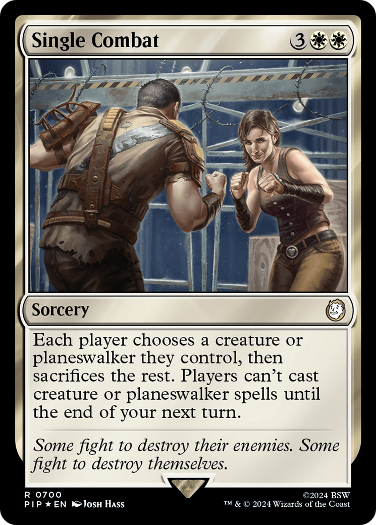 Image of Single Combat (Surge Foil) [Fallout]