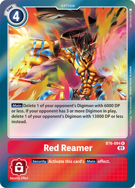 Image of Red Reamer [BT6-094] [Double Diamond]