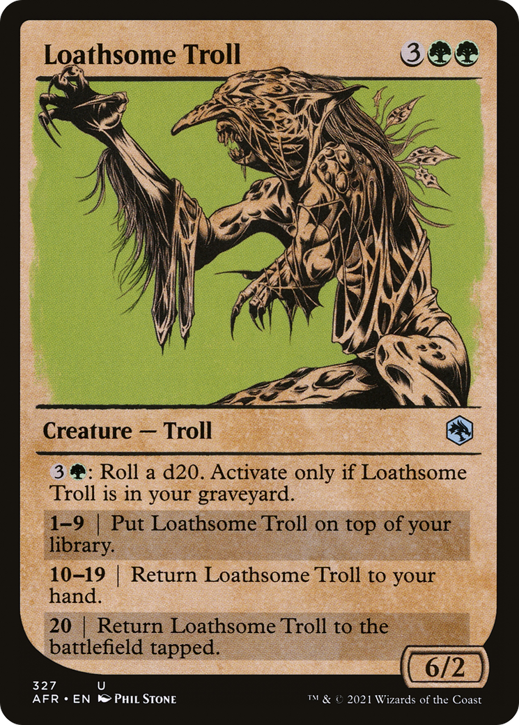Image of Loathsome Troll (Showcase) [Dungeons & Dragons: Adventures in the Forgotten Realms]
