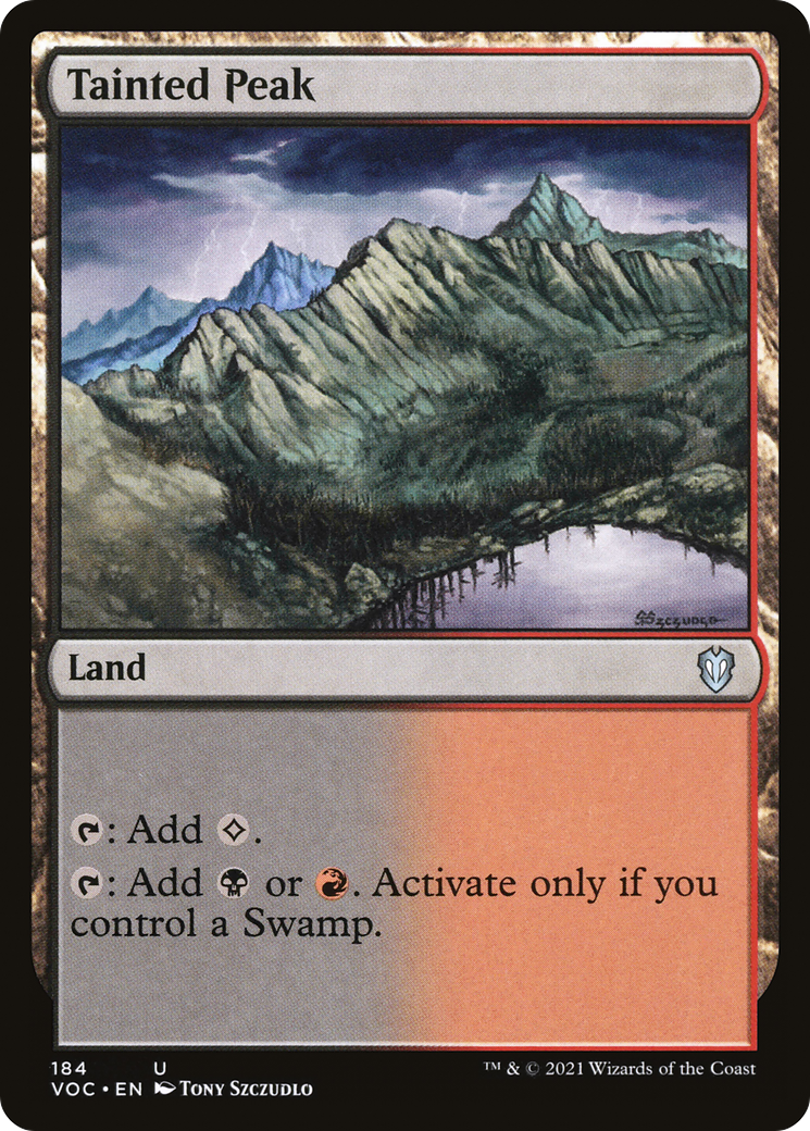 Image of Tainted Peak [Innistrad: Crimson Vow Commander]