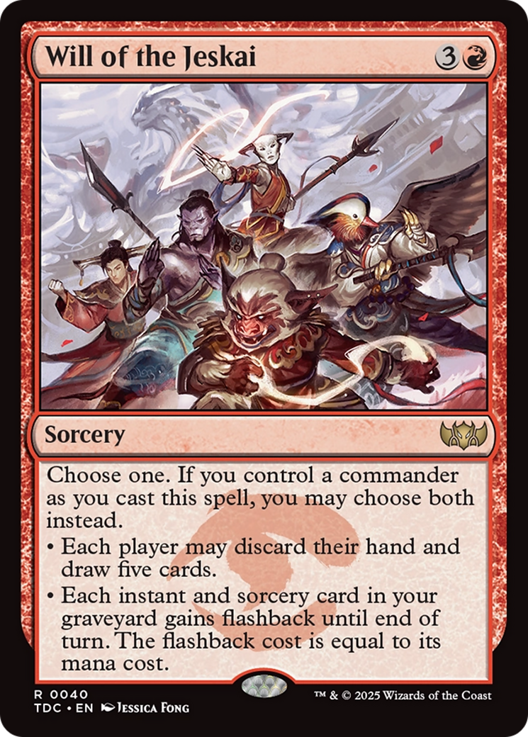 Image of Will of the Jeskai [Tarkir: Dragonstorm Commander]