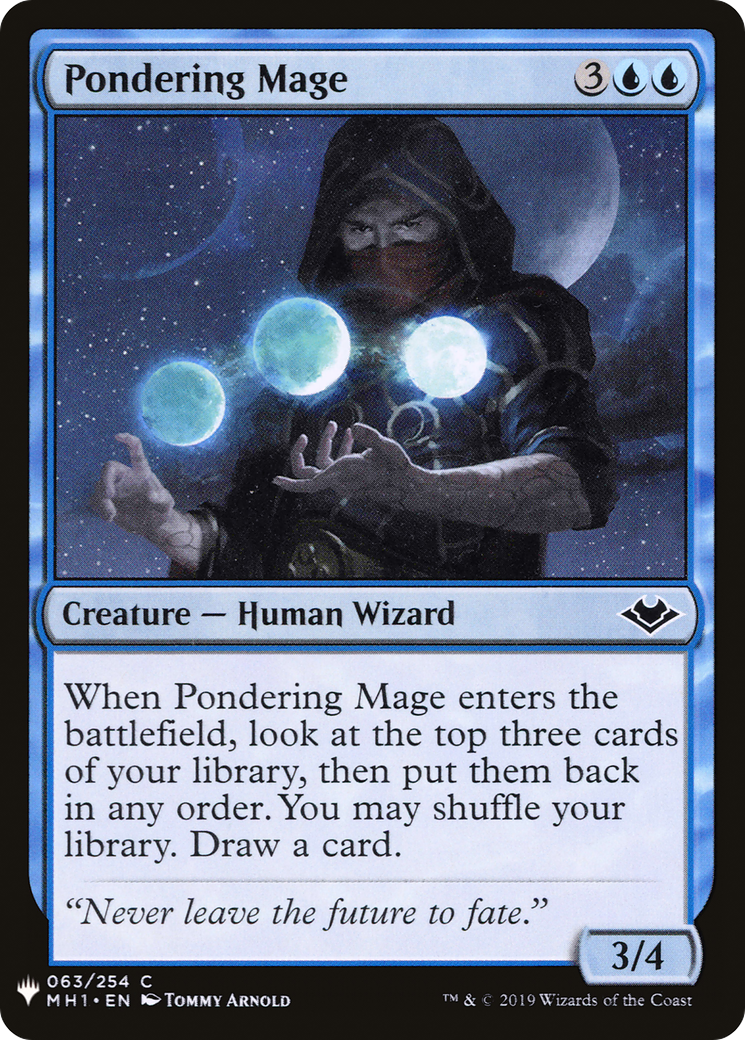 Image of Pondering Mage [Mystery Booster]