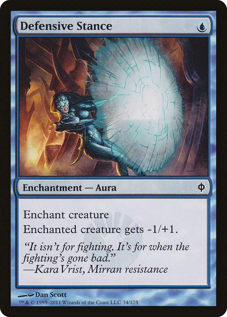 Image of Defensive Stance [New Phyrexia]