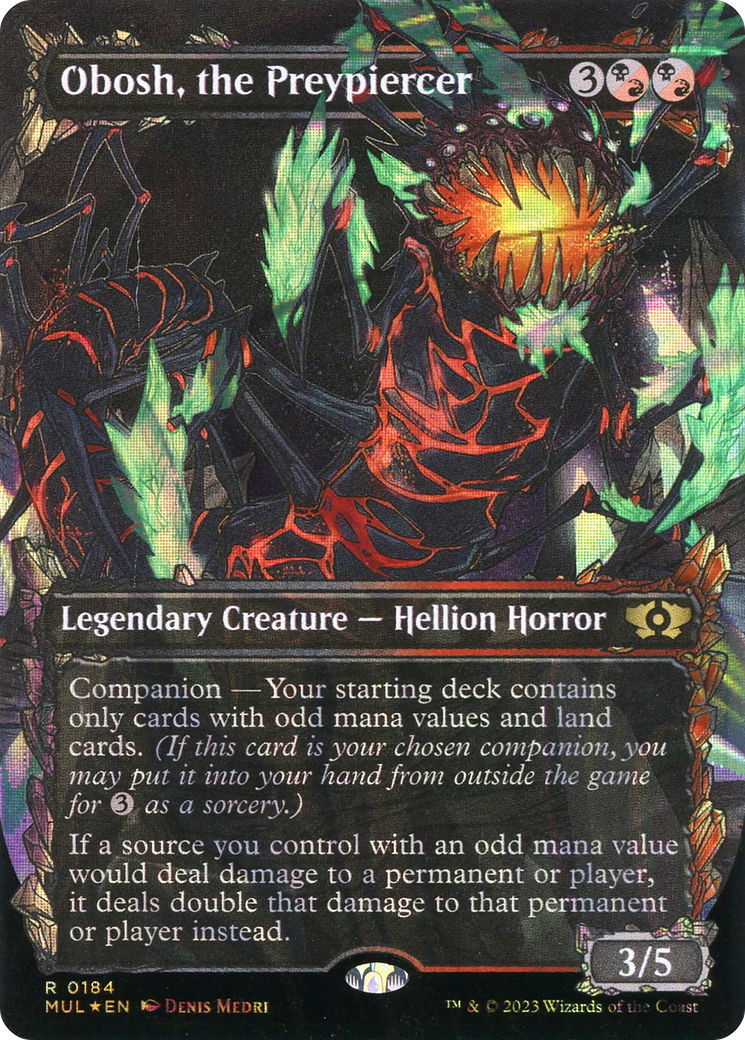 Image of Obosh, the Preypiercer (Halo Foil) [Multiverse Legends]