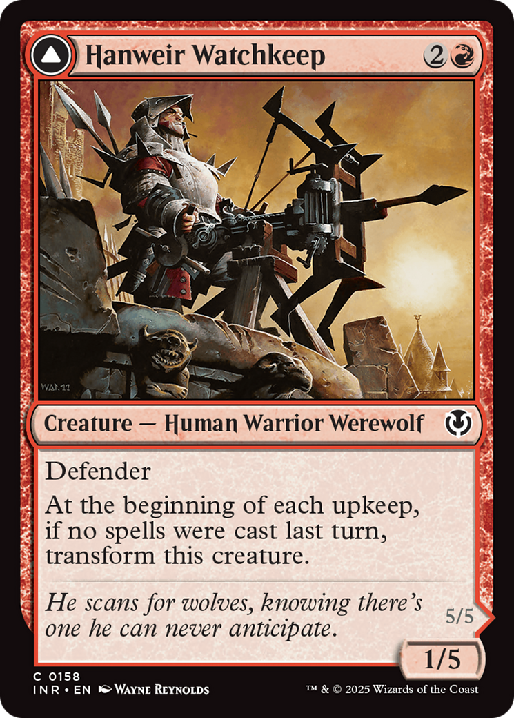 Image of Hanweir Watchkeep // Bane of Hanweir [Innistrad Remastered]