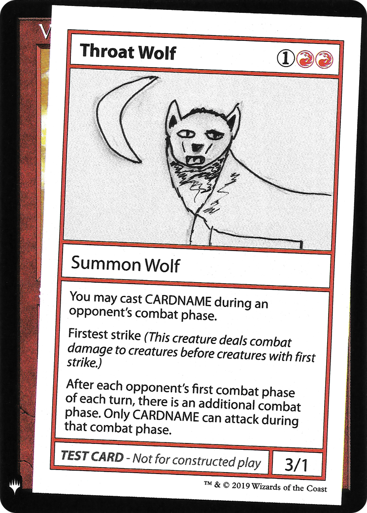 Image of Throat Wolf [Mystery Booster Playtest Cards]