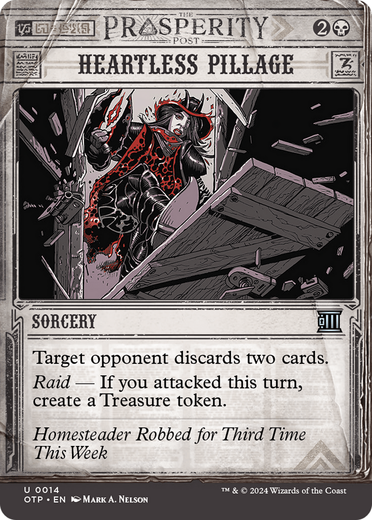 Image of Heartless Pillage [Outlaws of Thunder Junction: Breaking News]
