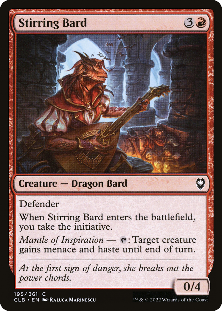 Image of Stirring Bard [Commander Legends: Battle for Baldur's Gate]