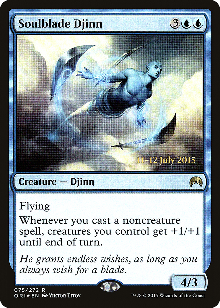 Image of Soulblade Djinn [Magic Origins Prerelease Promos]