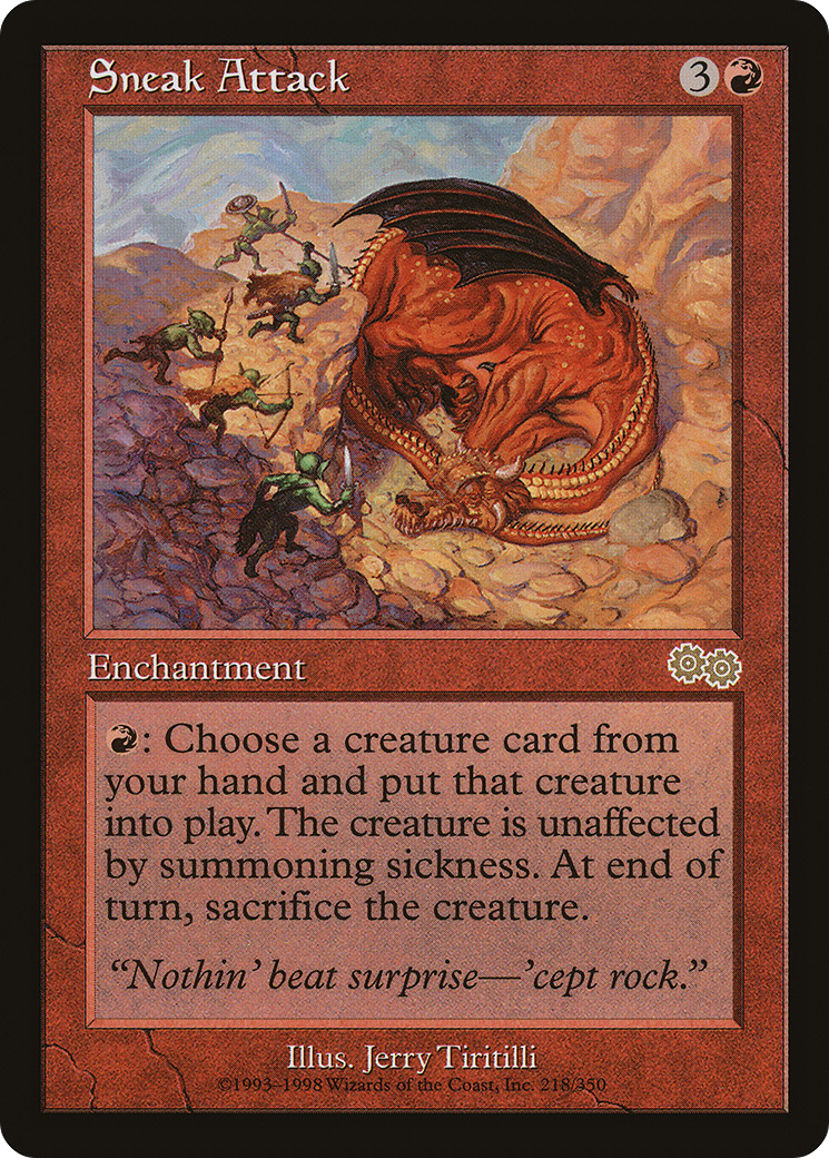 Image of Sneak Attack [Urza's Saga]