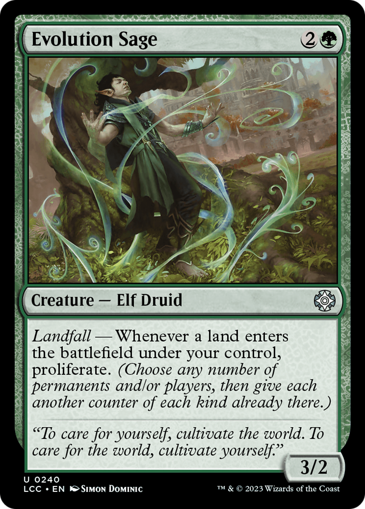 Image of Evolution Sage [The Lost Caverns of Ixalan Commander]