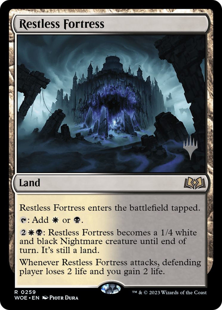Image of Restless Fortress (Promo Pack) [Wilds of Eldraine Promos]