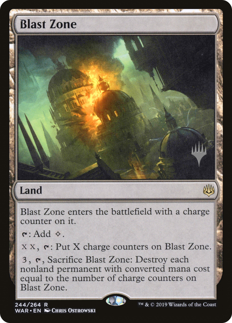 Image of Blast Zone (Promo Pack) [War of the Spark Promos]
