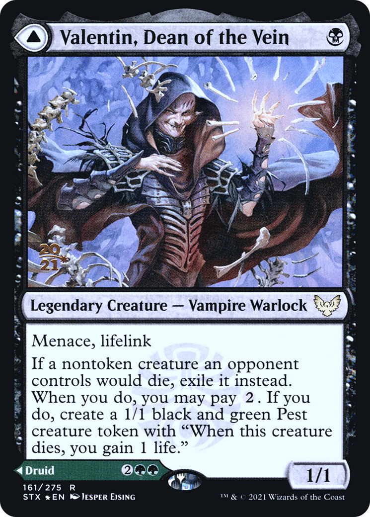 Image of Valentin, Dean of the Vein // Lisette, Dean of the Root [Strixhaven: School of Mages Prerelease Promos]