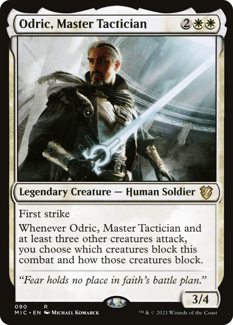 Image of Odric, Master Tactician [Innistrad: Midnight Hunt Commander]
