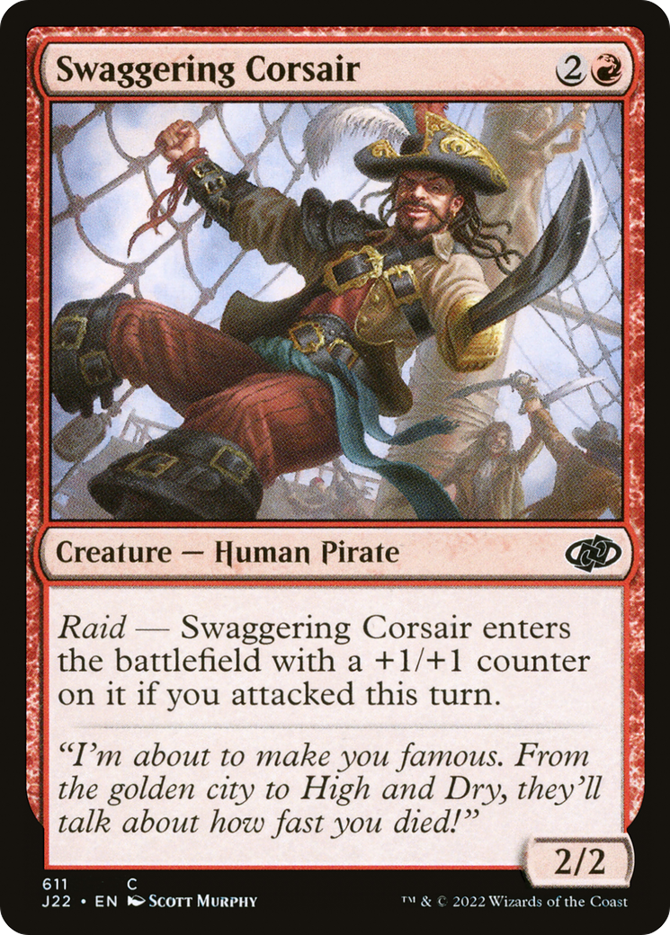 Image of Swaggering Corsair [Jumpstart 2022]