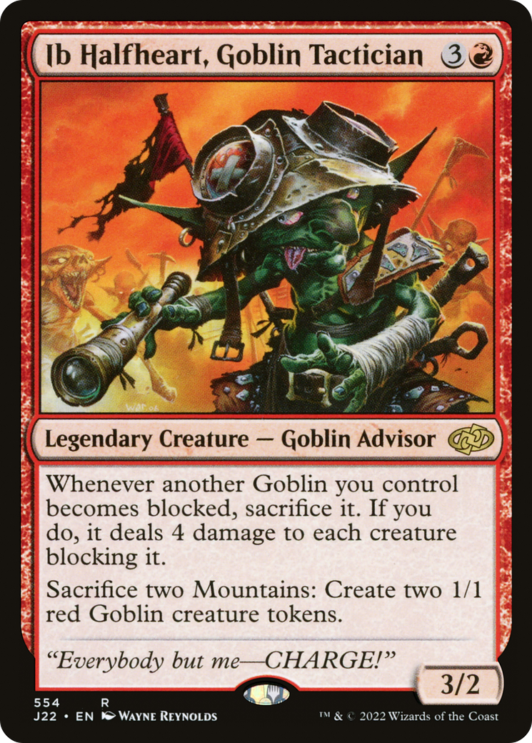 Image of Ib Halfheart, Goblin Tactician [Jumpstart 2022]