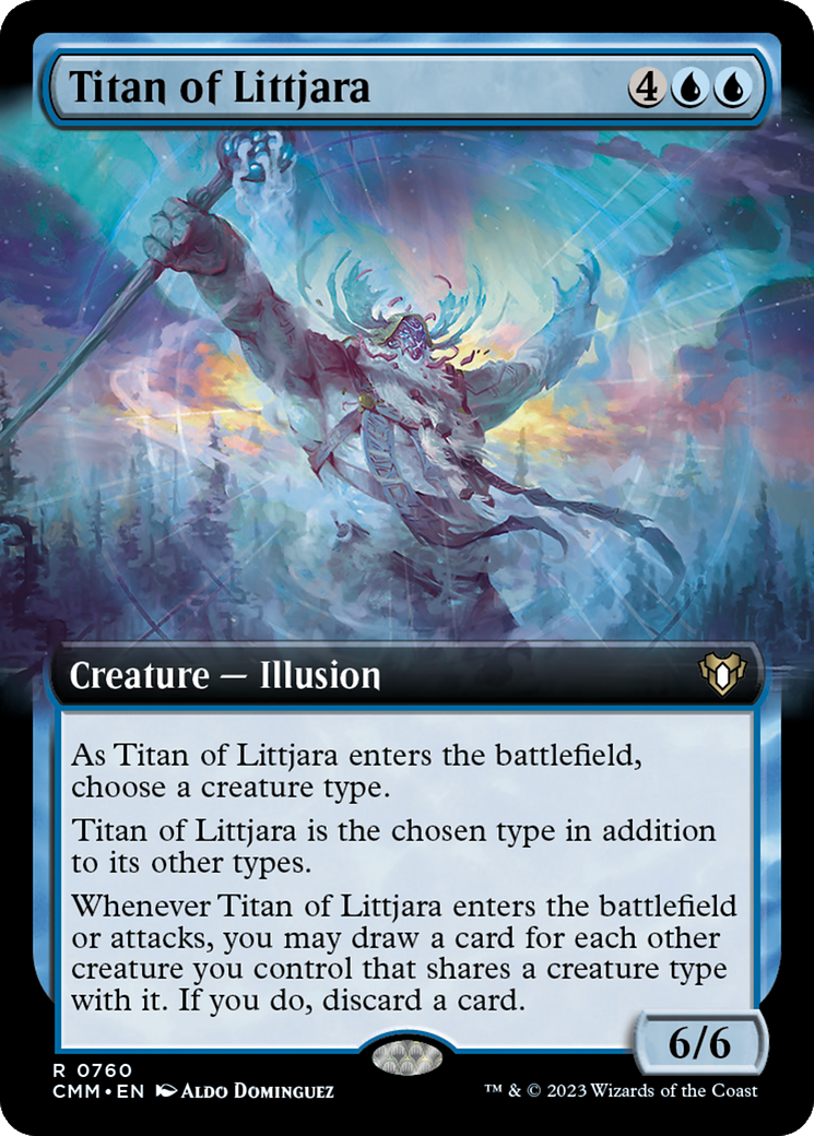 Image of Titan of Littjara (Extended Art) [Commander Masters]