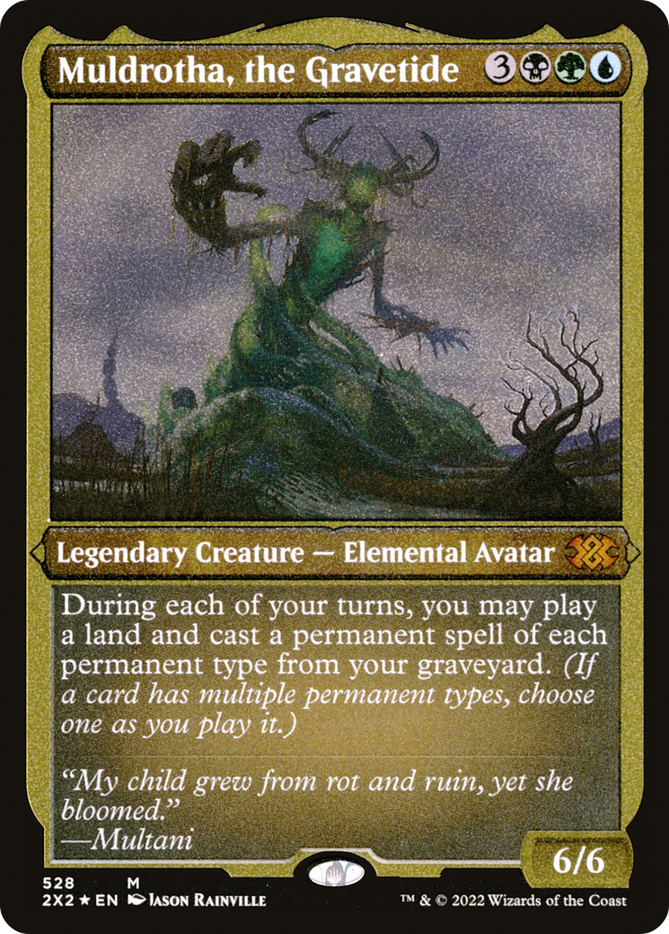 Image of Muldrotha, the Gravetide (Foil Etched) [Double Masters 2022]