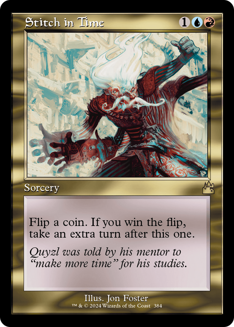 Image of Stitch in Time (Retro Frame) [Ravnica Remastered]