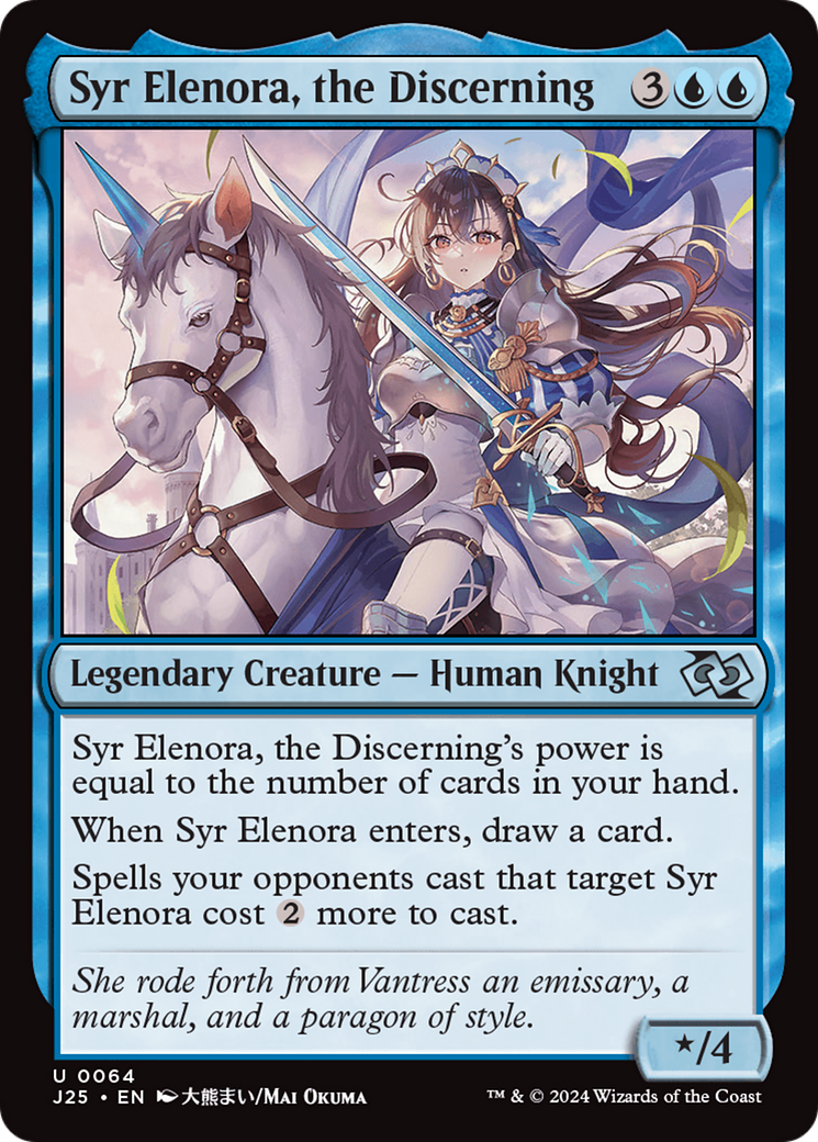 Image of Syr Elenora, the Discerning (Anime) [Foundations Jumpstart]
