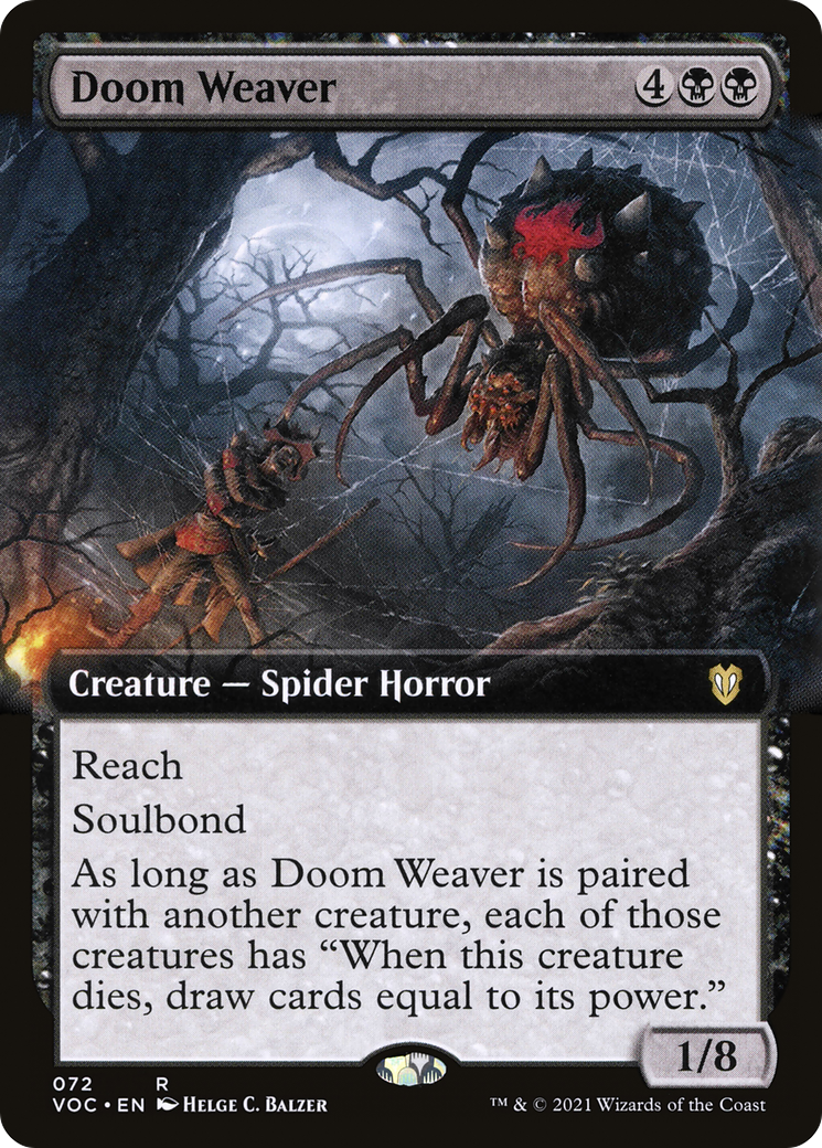 Image of Doom Weaver (Extended Art) [Innistrad: Crimson Vow Commander]