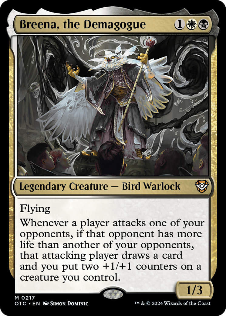 Image of Breena, the Demagogue [Outlaws of Thunder Junction Commander]