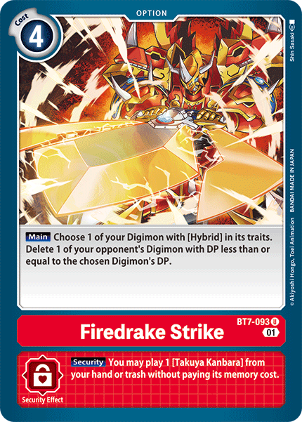Image of Firedrake Strike [BT7-093] [Next Adventure]