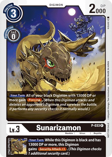 Image of Sunarizamon [P-033] [Promotional Cards]