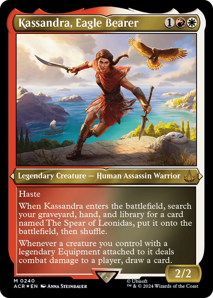 Image of Kassandra, Eagle Bearer (Foil Etched) [Assassin's Creed]
