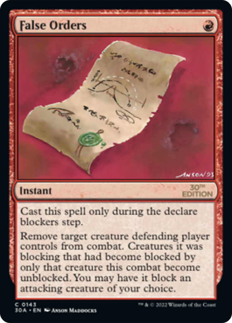 Image of False Orders [30th Anniversary Edition]