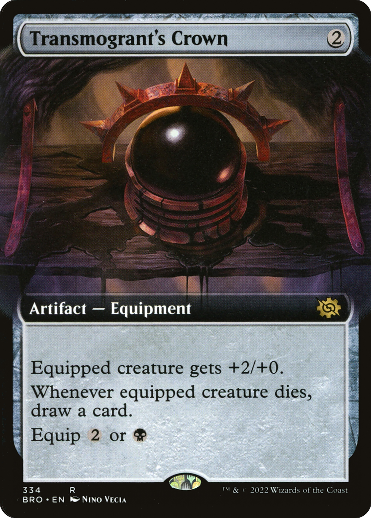 Image of Transmogrant's Crown (Extended Art) [The Brothers' War]