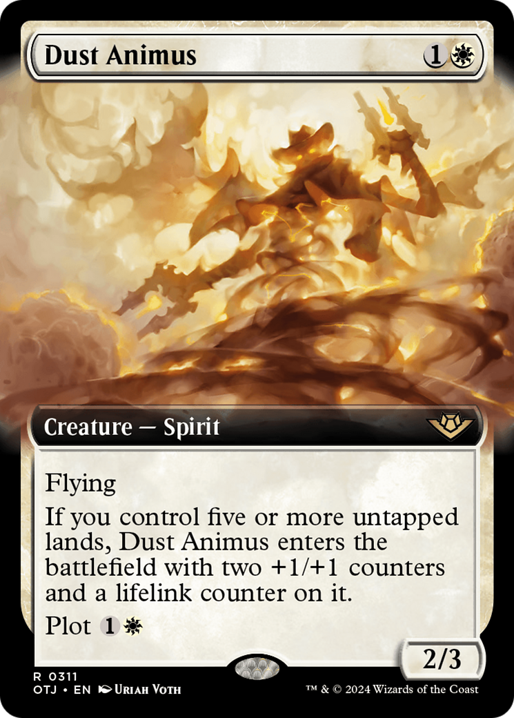 Image of Dust Animus (Extended Art) [Outlaws of Thunder Junction]