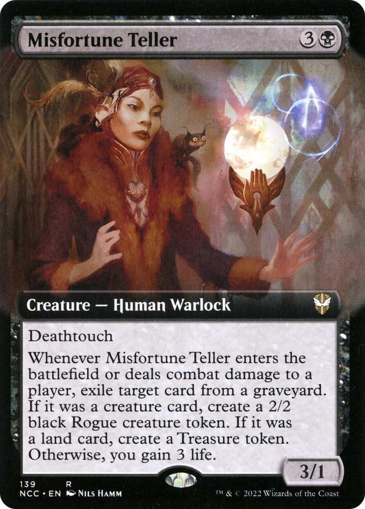 Image of Misfortune Teller (Extended Art) [Streets of New Capenna Commander]