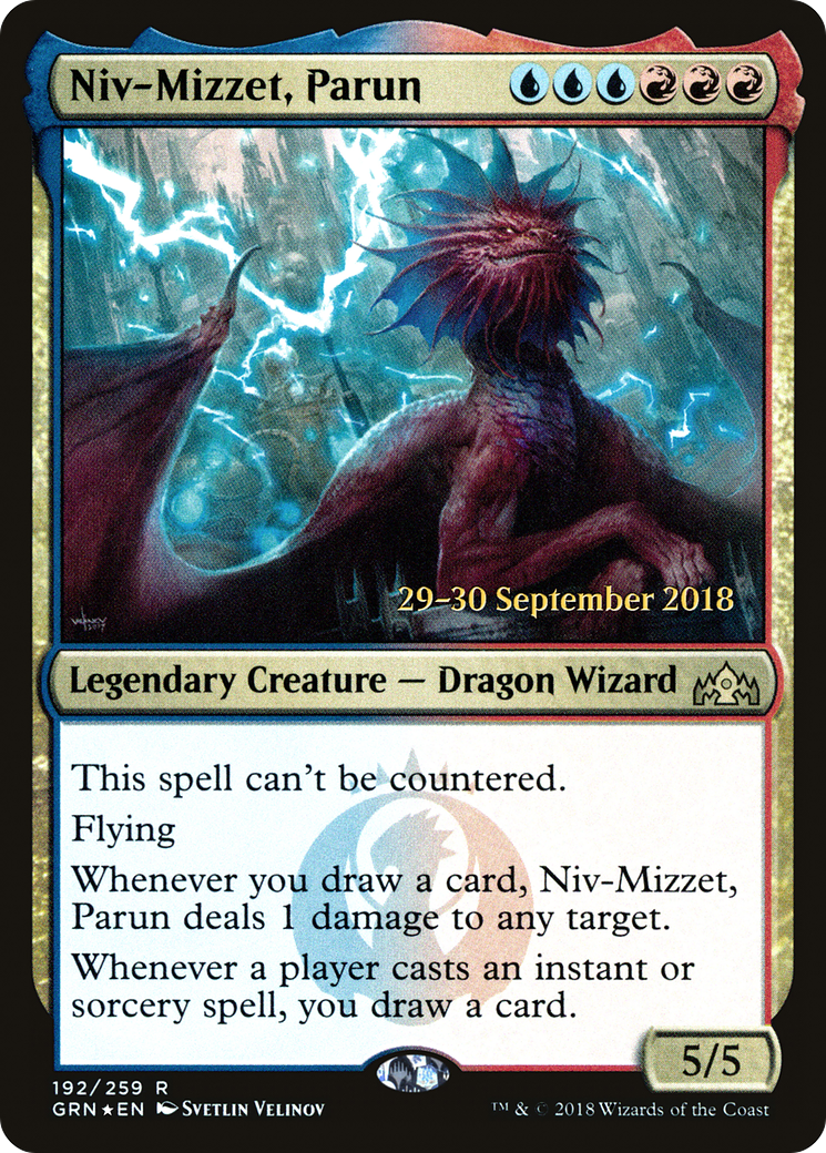 Image of Niv-Mizzet, Parun [Guilds of Ravnica Prerelease Promos]
