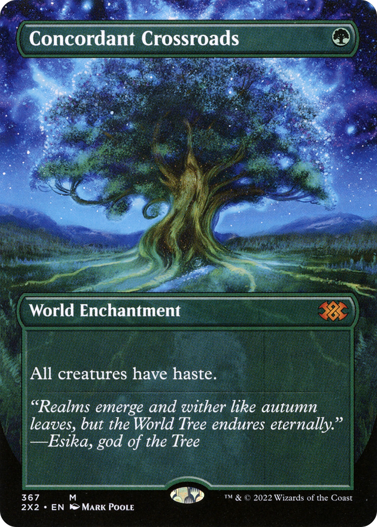 Image of Concordant Crossroads (Borderless Alternate Art) [Double Masters 2022]